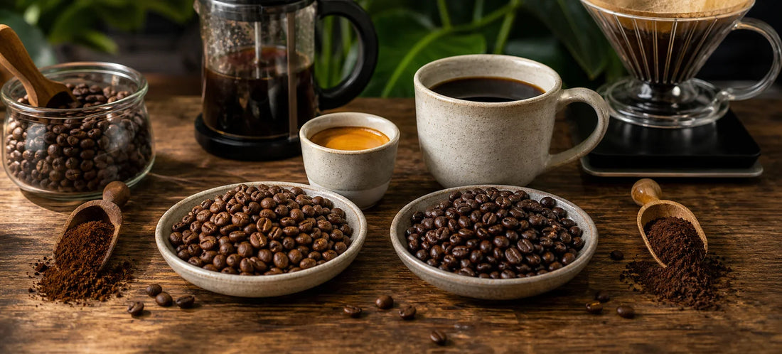 Arabica vs Robusta: diferențe reale de gust, cafeină și utilizare