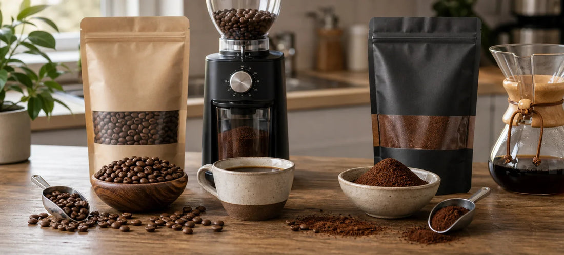 Cafea boabe sau măcinată? Ce alegi dacă vrei o cafea mai bună acasă